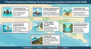 7 Pantai Tersembunyi di Malang