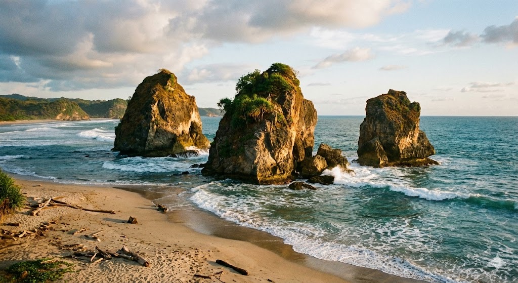 pantai karang telu malang