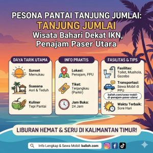 Pantai Tanjung Jumlai Penajam: Lokasi, Tiket & Daya Tarik 2026